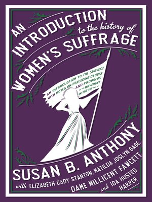 cover image of An Introduction to the History of Women's Suffrage